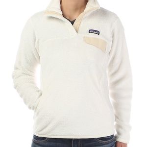 White Patagonia ReTool Snap T Pullover